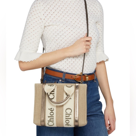 NWT-CHLOE Mini Woody Tote - Picture 5 of 13